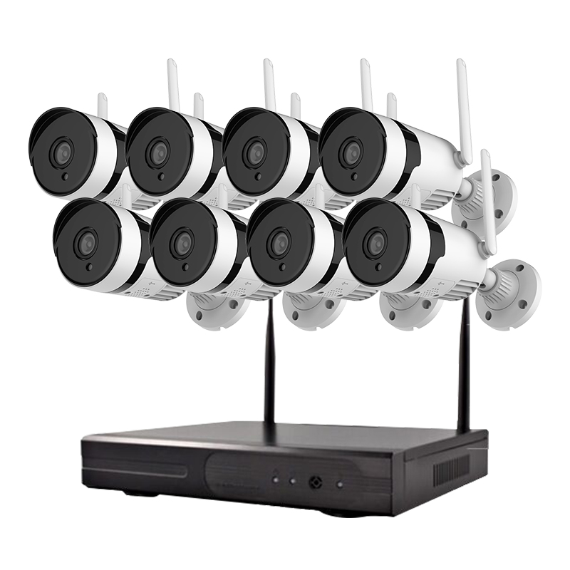 5MP 8-CH Two-way voice intercom Push alarm information in real time Sistema de vigilancia HD Wireless Security Camera System Multi-channel remote monitoring