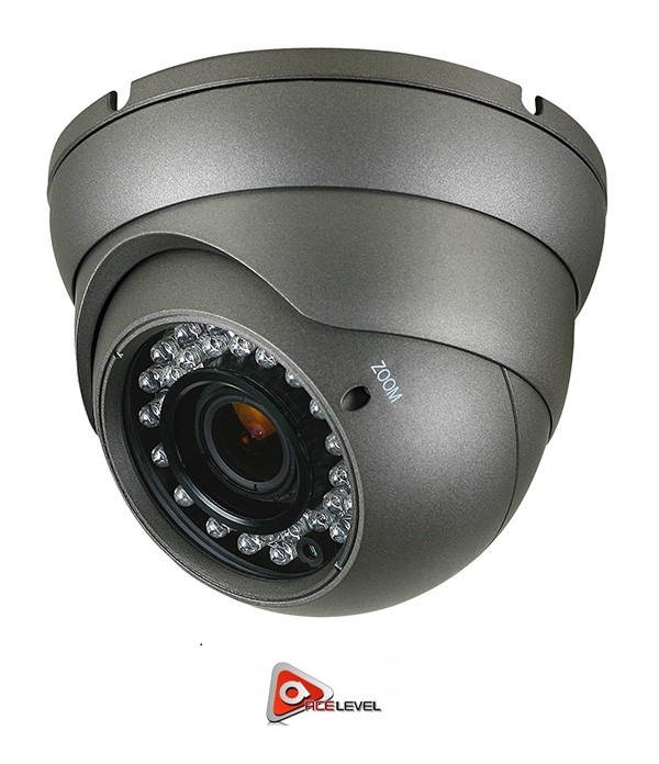 LTS Platinum HD-TVI Varifocal Turret Camera 2.1MP - Black Color