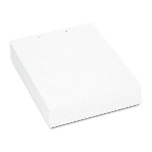 8-1/2'' x 11" Laser Cut Sheet, 20# White Stock, 2 Hole Punch Top, 5/16" Diameter (Carton of 2500)