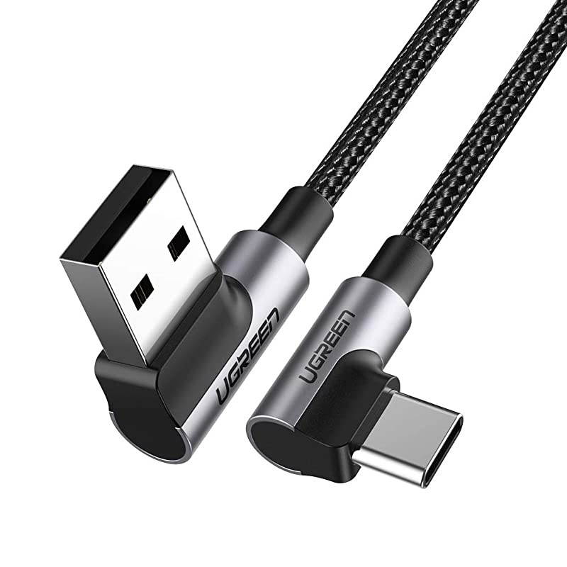 USB C Right Angle Cable 90 Degree Type C Fast Charger Compatible with Samsung Galaxy Note20 S20 S10 S10e S9 S8 Plus PS5 Controller LG G8 G7 V40 V30 Nintendo Switch GoPro Hero 7 8 6ft