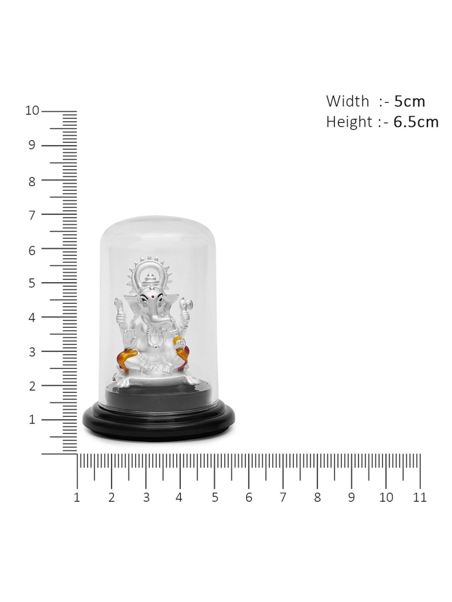 Sri Jagdamba Pearls 0.8 Silver Vishnu Idol