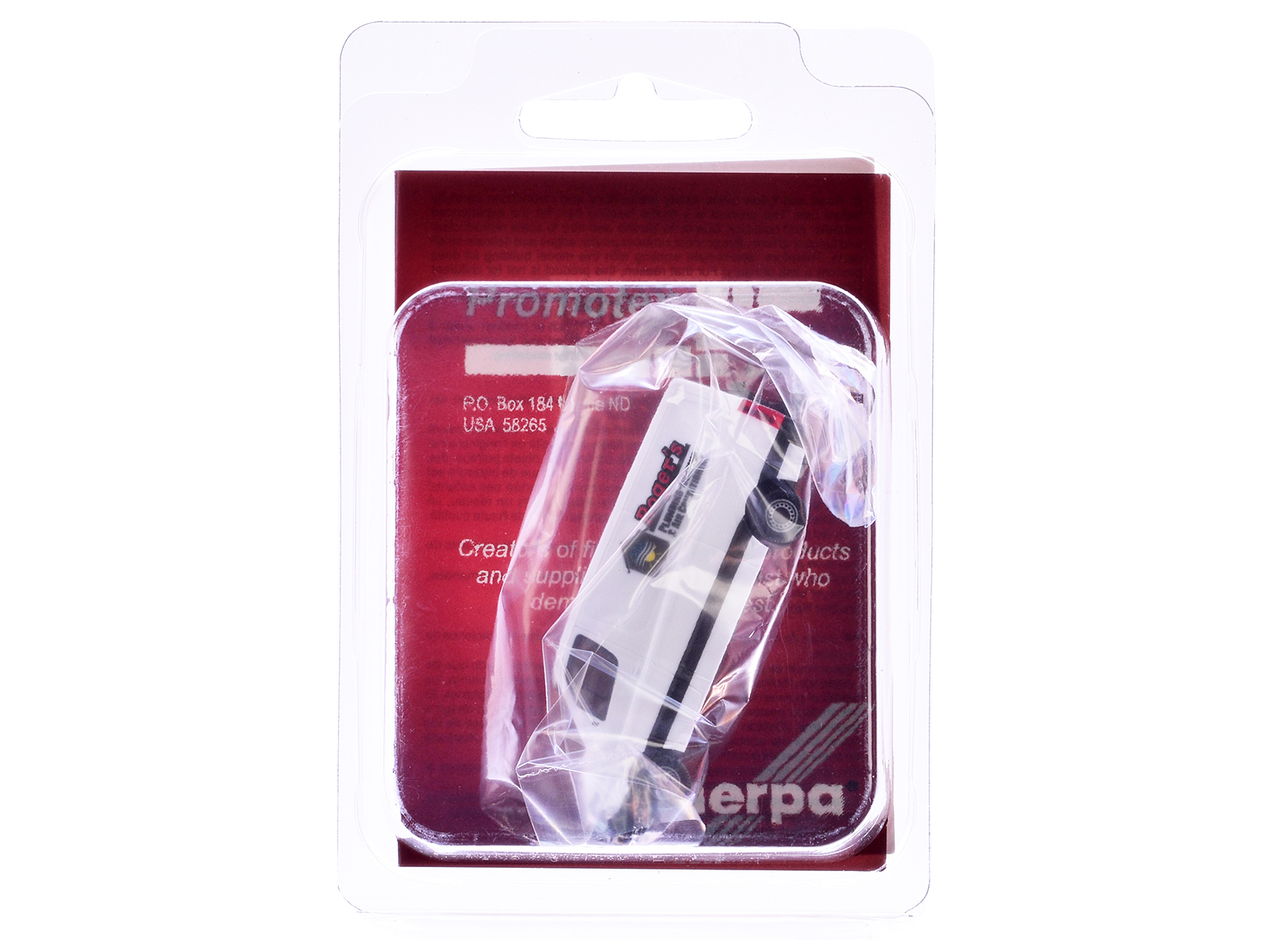 Mercedes-Benz Sprinter Van White "Roger's Plumbing-Heating & Air Conditioning" 1/87 (HO) Plastic Model Car by Promotex