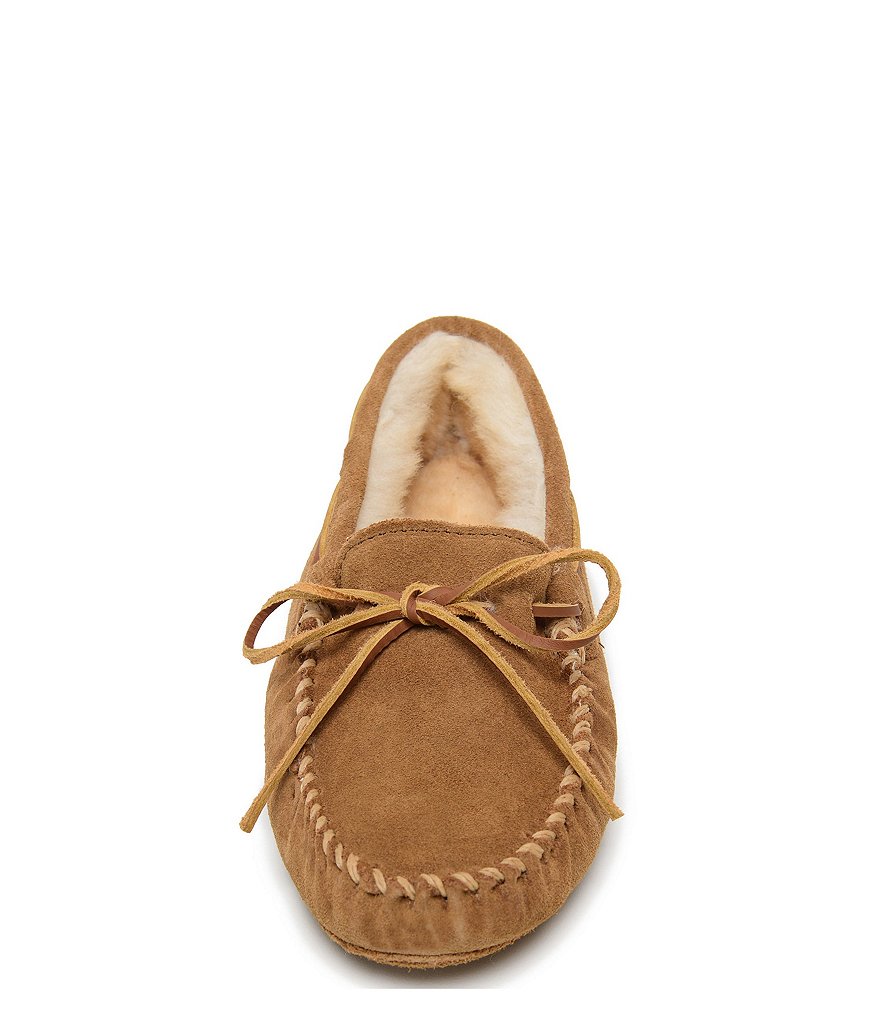 Minnetonka Men's Sheepskin Softsole Moccasin Slipper