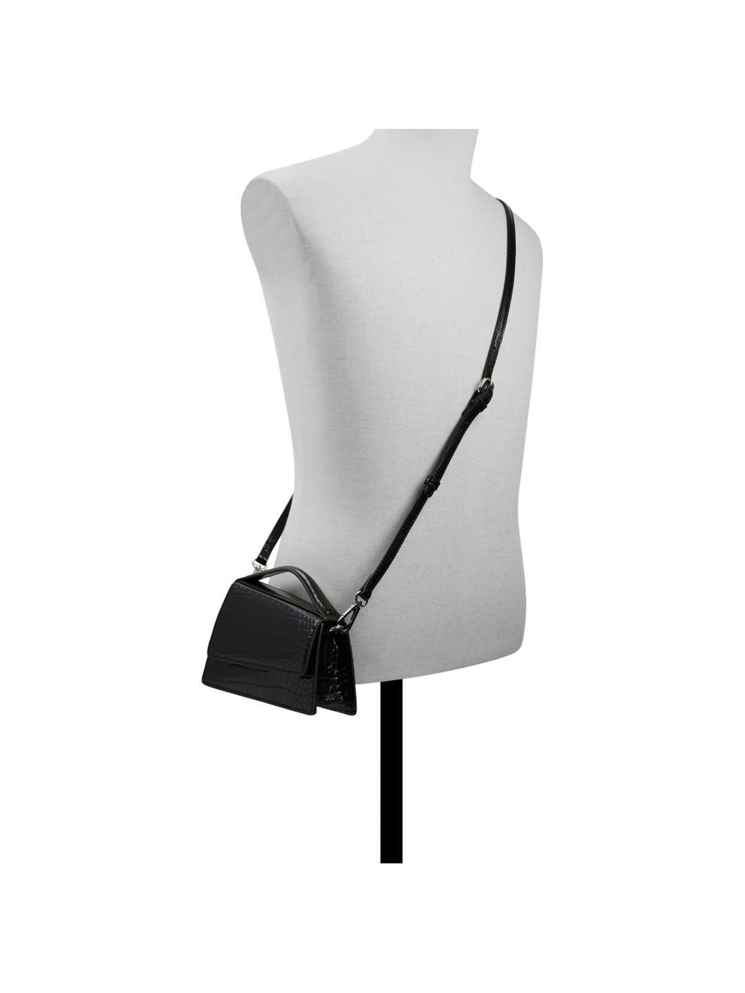 Call It Spring Black Textured Small Handbag