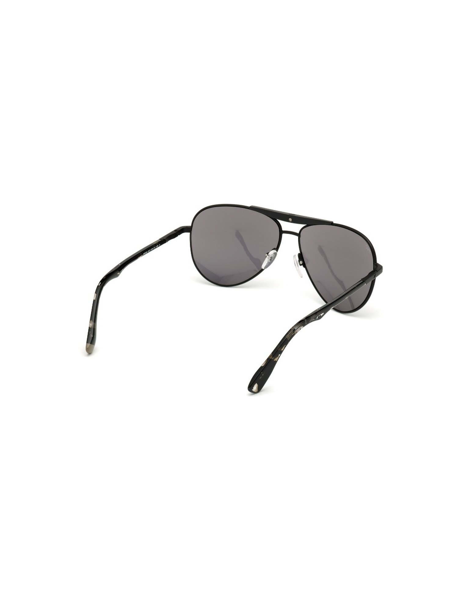 Web Eyewear Grey Oval Sunglasses for Men Designed in Italy