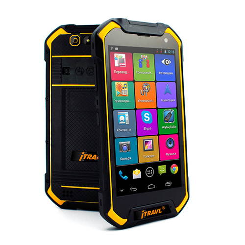 ECTACO iTRAVL 2 English - Finnish 2-way Voice Translator and Rugged World Travel Smartphone
