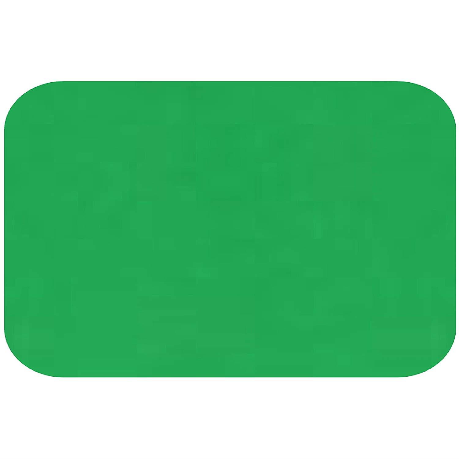 Colonial Cards: 100 Color Cardstock 4" x 6" Index Cards, Green, Unruled with Rounded Corners