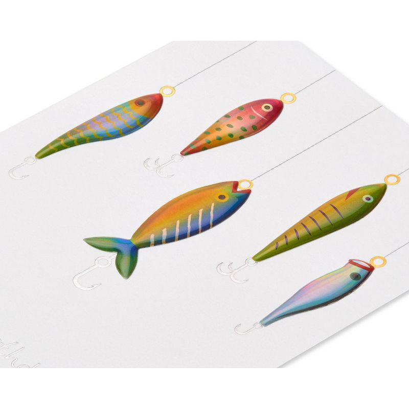 Fish on Hooks Card - PAPYRUS