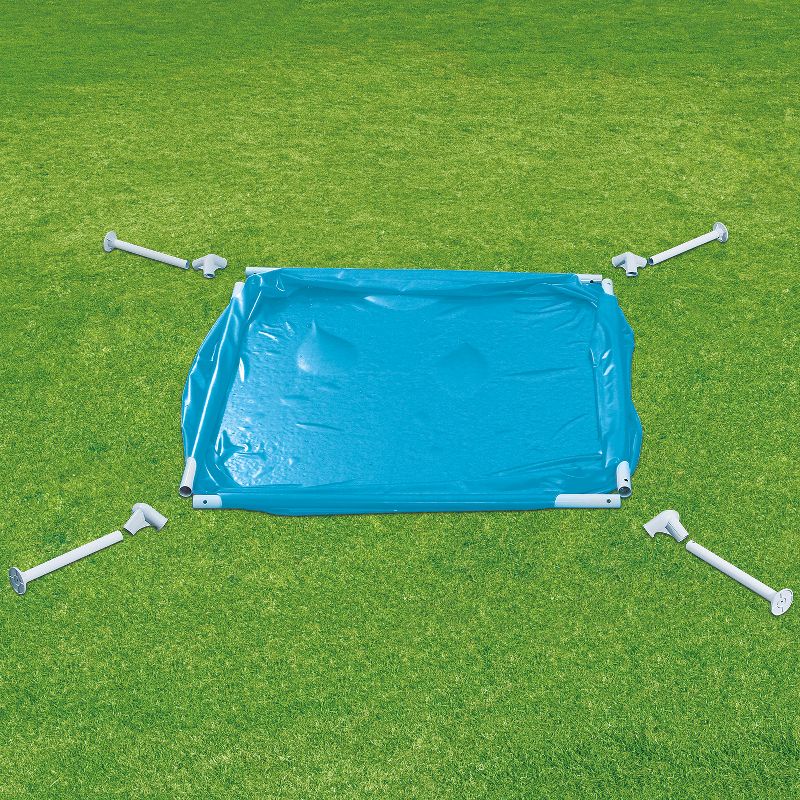 Summer Waves P30404122156 Outdoor Backyard Kids Toddler Baby Kiddie Swimming Pool, 4 x 4 x 1 Feet, Blue