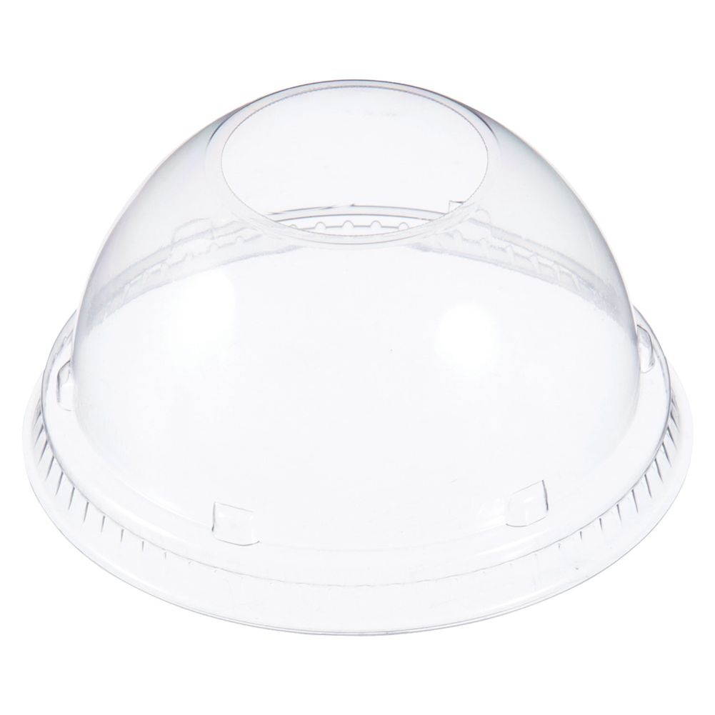 Dart 16LCDH Lids for Foam Cups and Containers, 12-24 oz. Cups, Clear, 1000/Carton