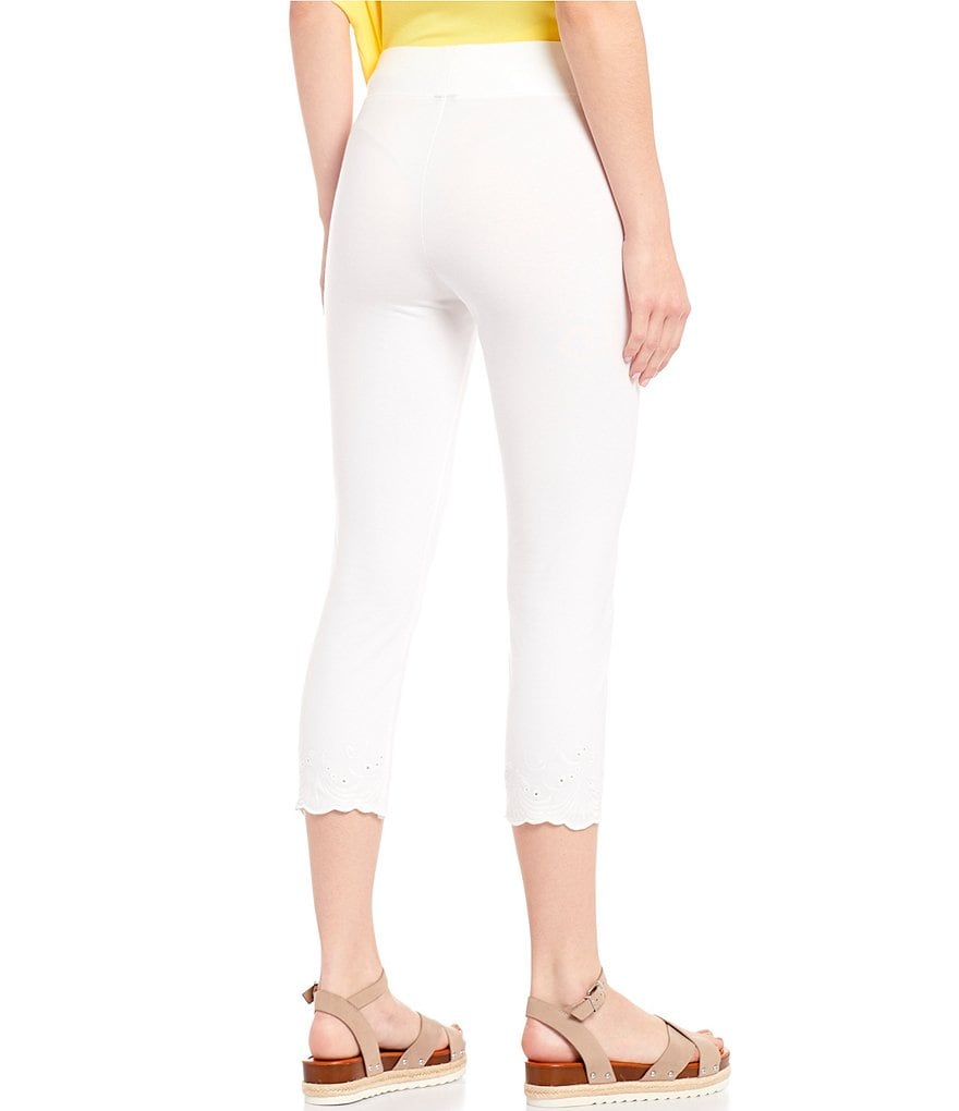 Commando Faux Leather Crocodile-Embossed Legging