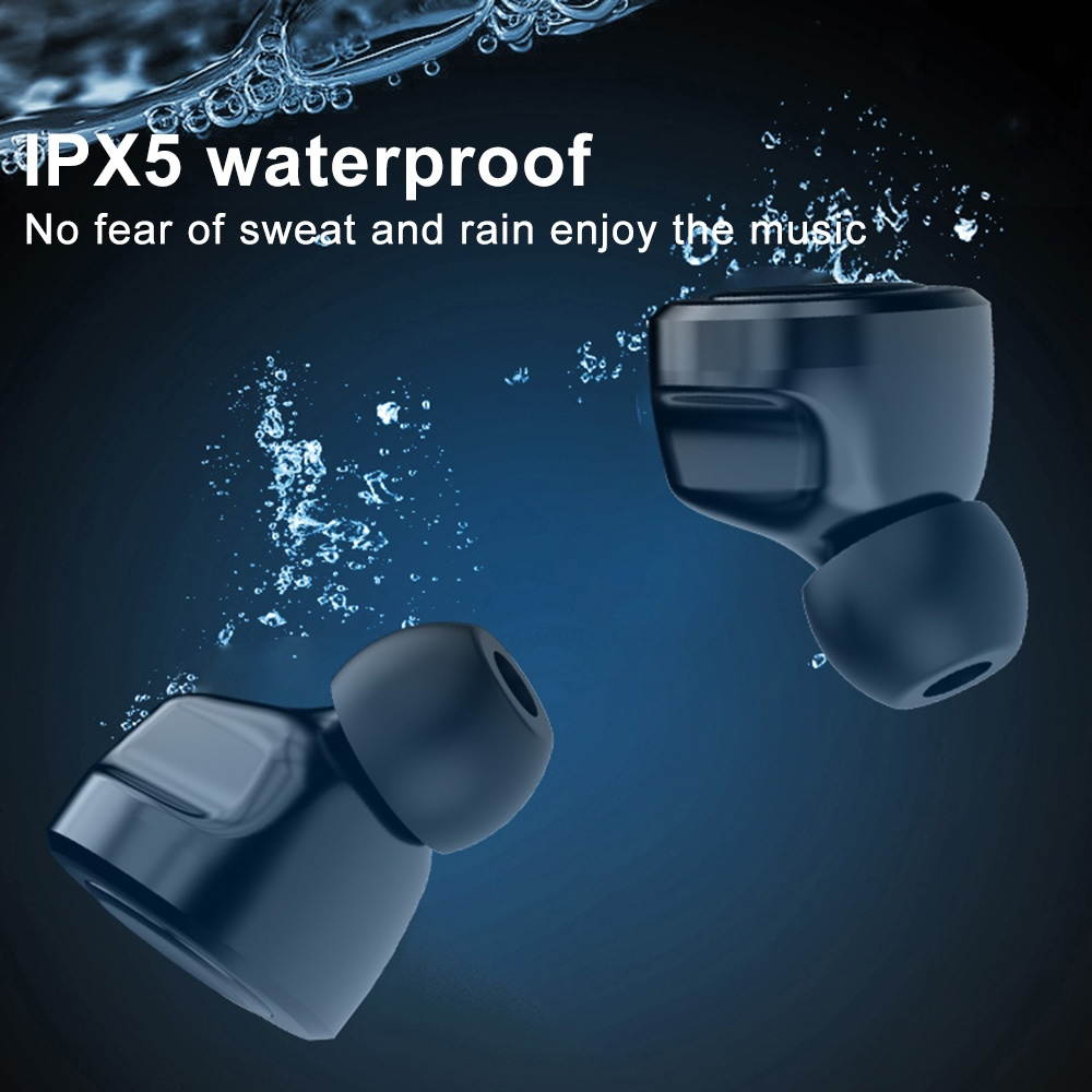 A6 True Wireless BT5.0 Headphones Game In-ear IPX5 Waterproof Sports Headphones
