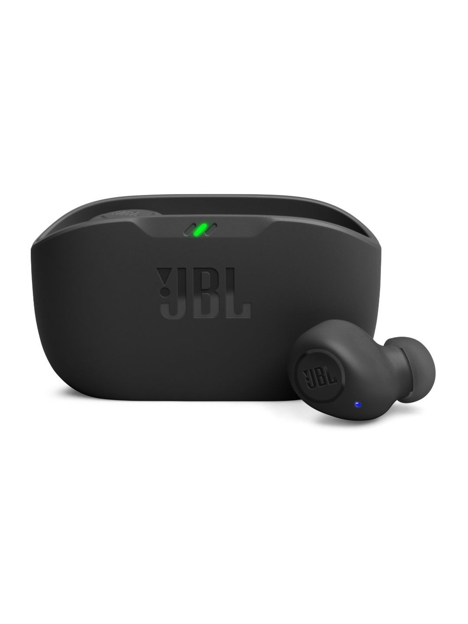 JBL Wave Buds TWS, 32Hr, Deep Bass, Dual Mode, Quick Charge, IP54, Smart Ambient & TalkThru (Black)