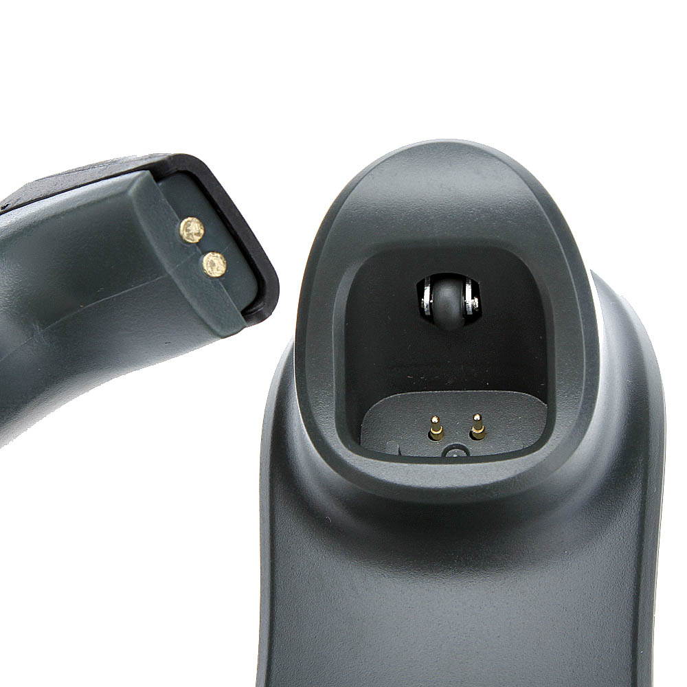 433MHz Wireless Laser Barcode Scanner Label Reader with Charger Base Handheld Barcode Scanning Gun for Supermarket Shop