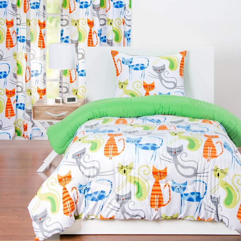 Smarty Cat Comforter Set (Twin) - Learning Linens