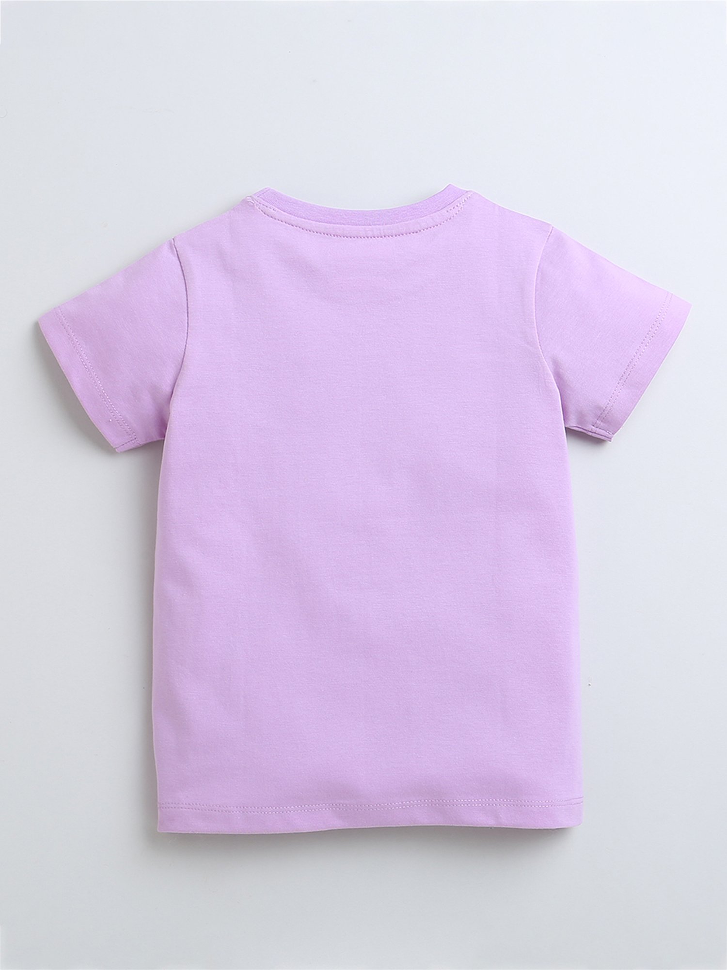 Bumzee Kids Lavender Graphic Print T-Shirt