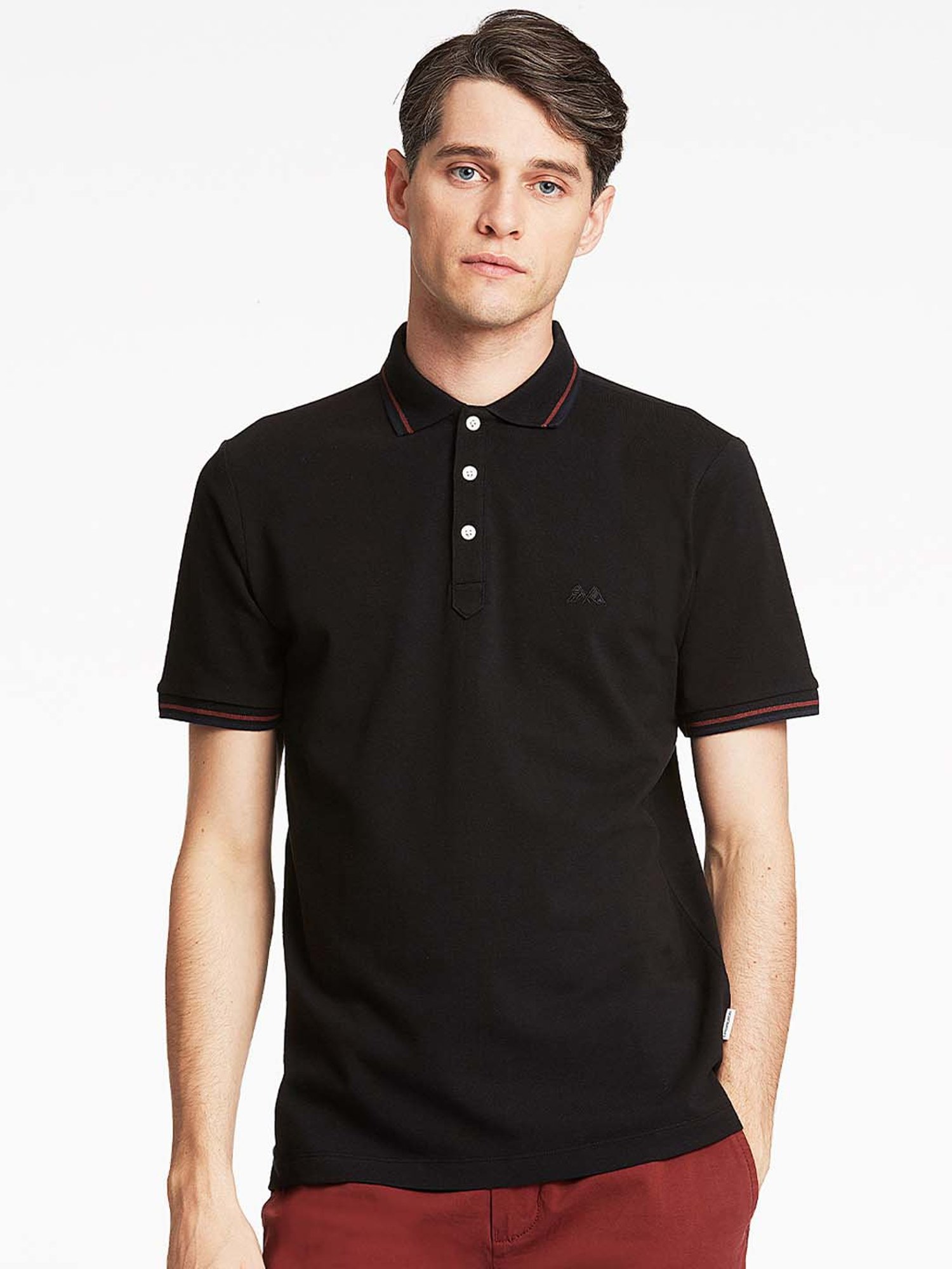 Lindbergh Black Polo T-Shirt