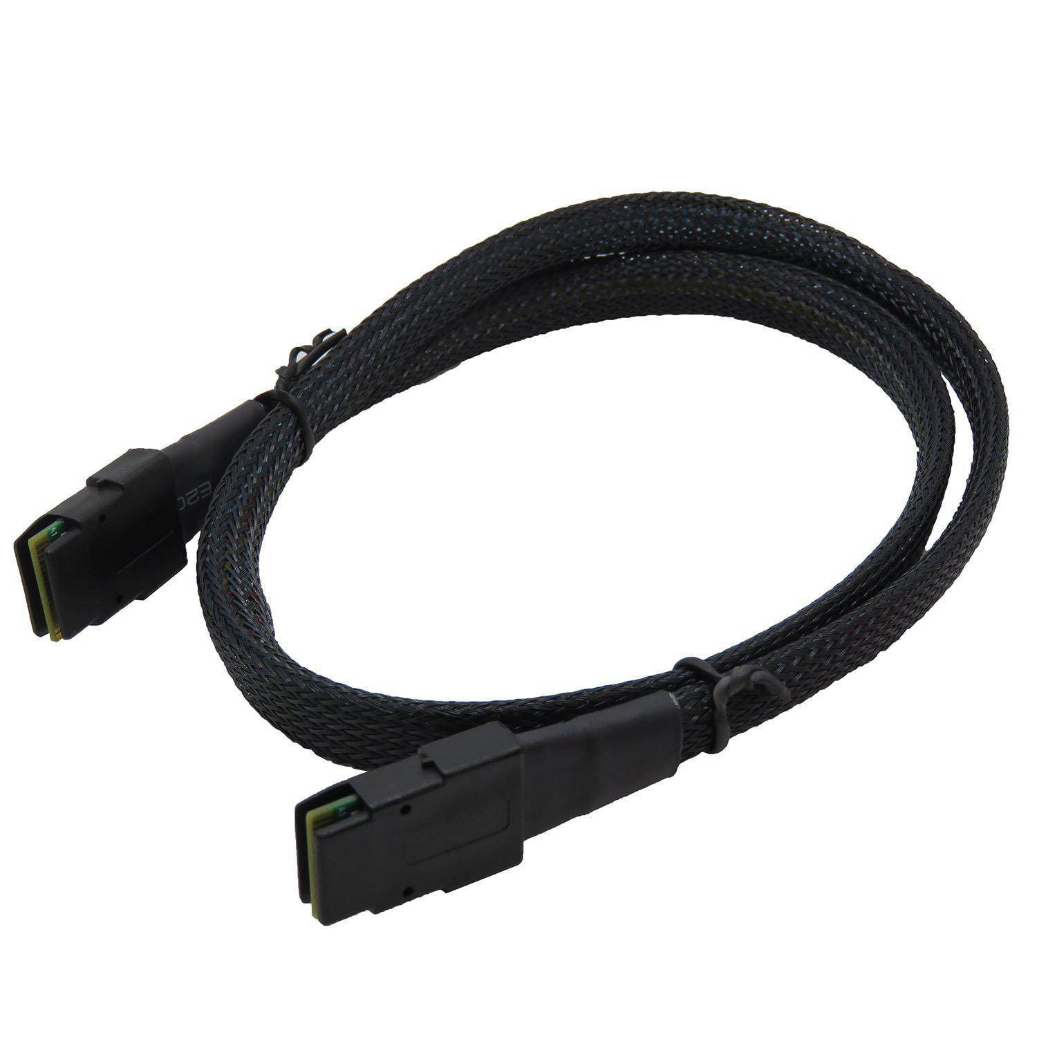 CableDeconn SFF-8087 to SFF8087 Mini SAS 36 Pin to Mini SAS 36P 6G / S Data Cable 0.7m