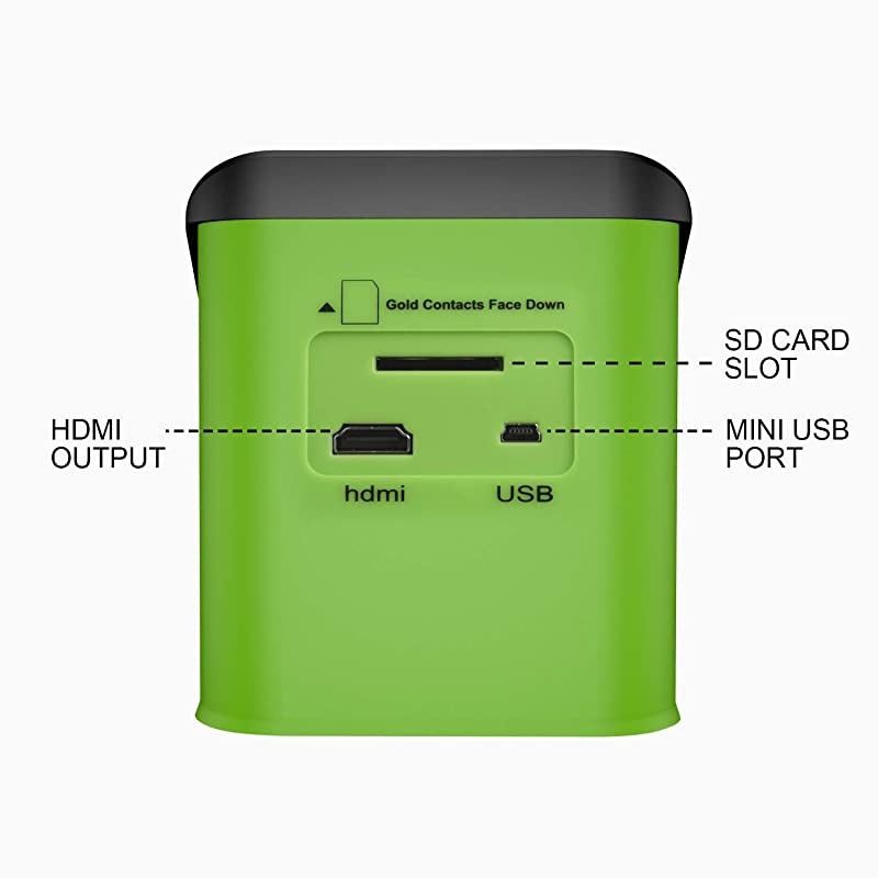 Digital Film & Slide Scanner, Converts 35mm, 110 & 126 and Super 8 Films & 8mm Film Negatives & Slides to 22 Megapixel JPEG Images Includes Large 4.3 Inch TFT LCD Display