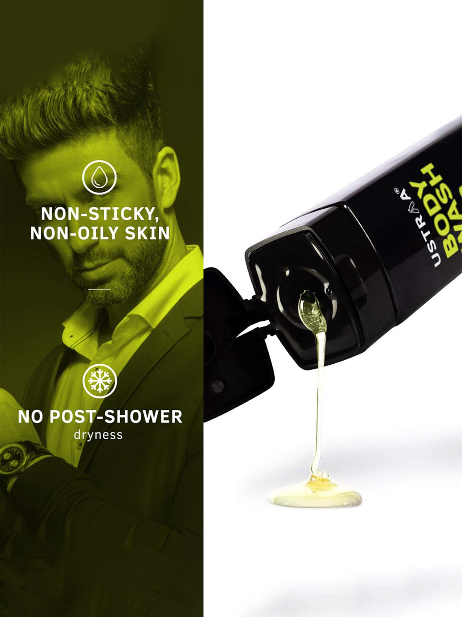 Ustraa Ayurvedic Beard Growth Oil & Hair Growth Vitalizer Combo