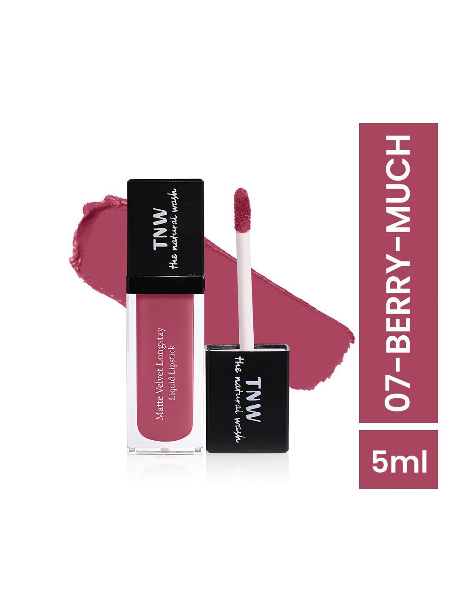 TNW-The Natural Wash Matte Velvet Longstay Liquid Lipstick - Pack of 8