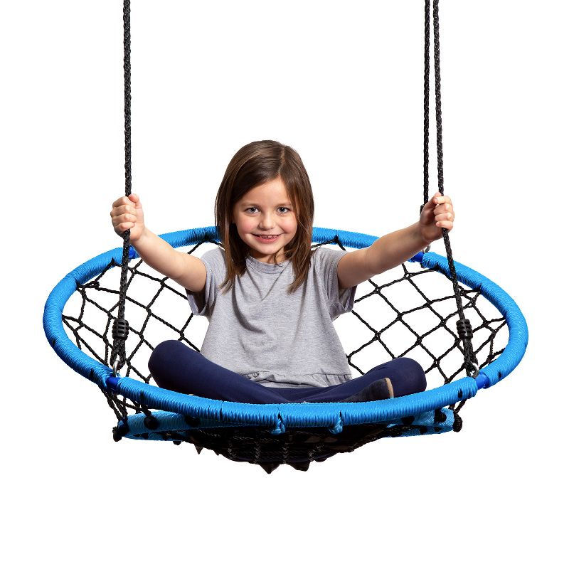 JumpOff Jo Little Jo's Web Chair Swing, Blue