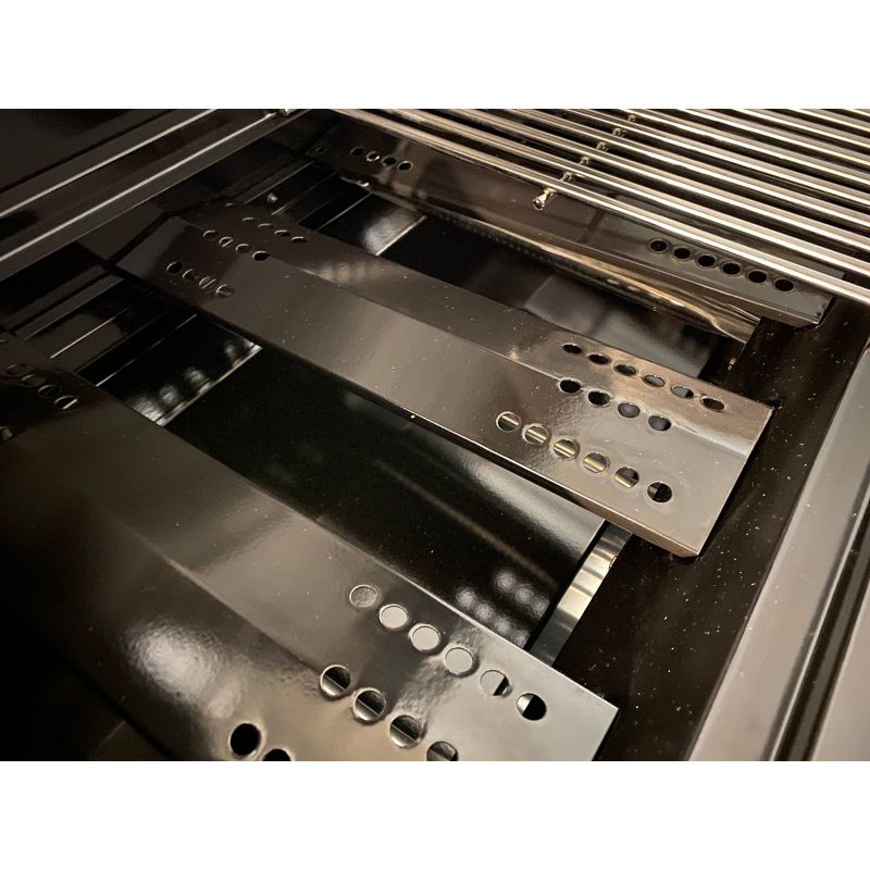 TYTUS 4-Burner  304 Gas Grill Island TI400SSBLP-3.4.1 Black Stainless Steel