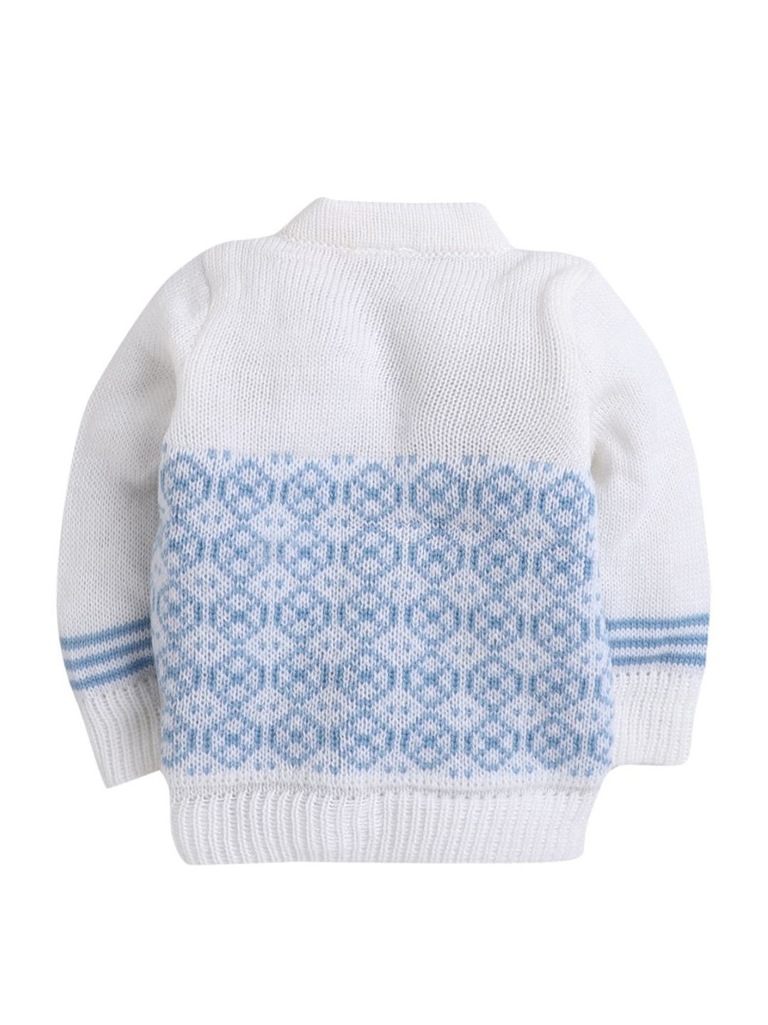 Pantaloons Baby Brown Cotton Printed Full Sleeves Sweater