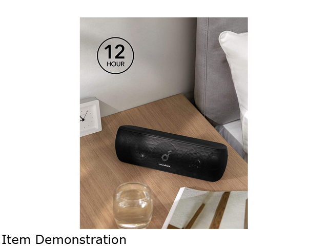 Anker Soundcore Motion+ Bluetooth Speaker with Hi-Res 30W Audio, Extended Bass and Treble, Wireless HiFi Portable Speaker with App, Customizable EQ, 12-Hour Playtime, IPX7 Waterproof, and USB-C