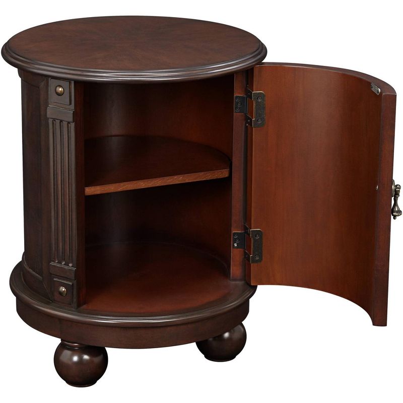 Elm Lane Kendall 19" Wide Espresso Small Round Accent Table