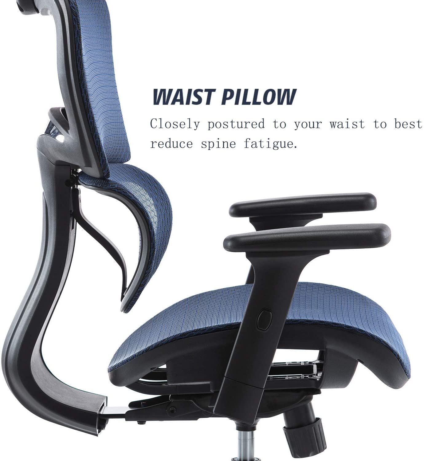 Gaming Chair, Racing Style Computer Desk Chair Padded Armrests Ergonomic Lumbar Support Adjustable Height