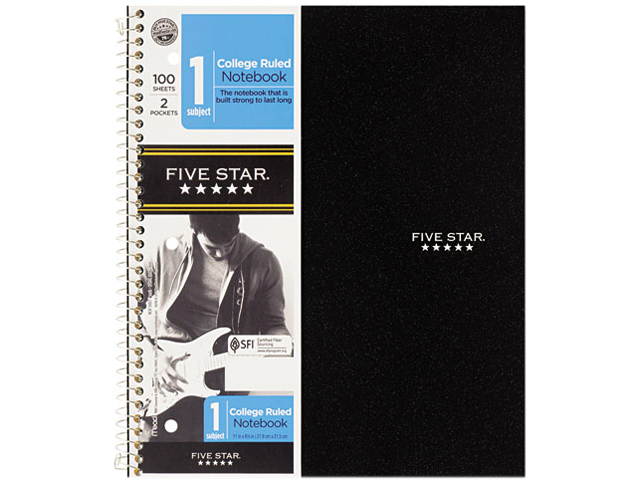 Mead 06044 - 1-Subject Trend Notebook 100 Sheets 8.50" x 11" - 1Each - White Paper