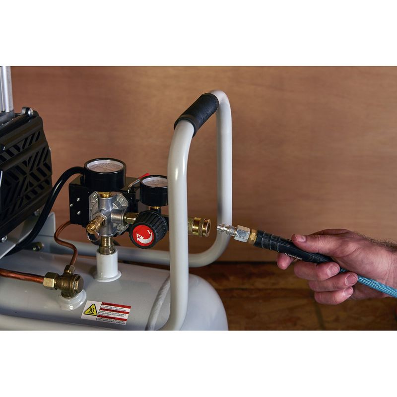 Quipall 8-2 2 HP 8 Gallon Oil Free Hotdog Air Compressor