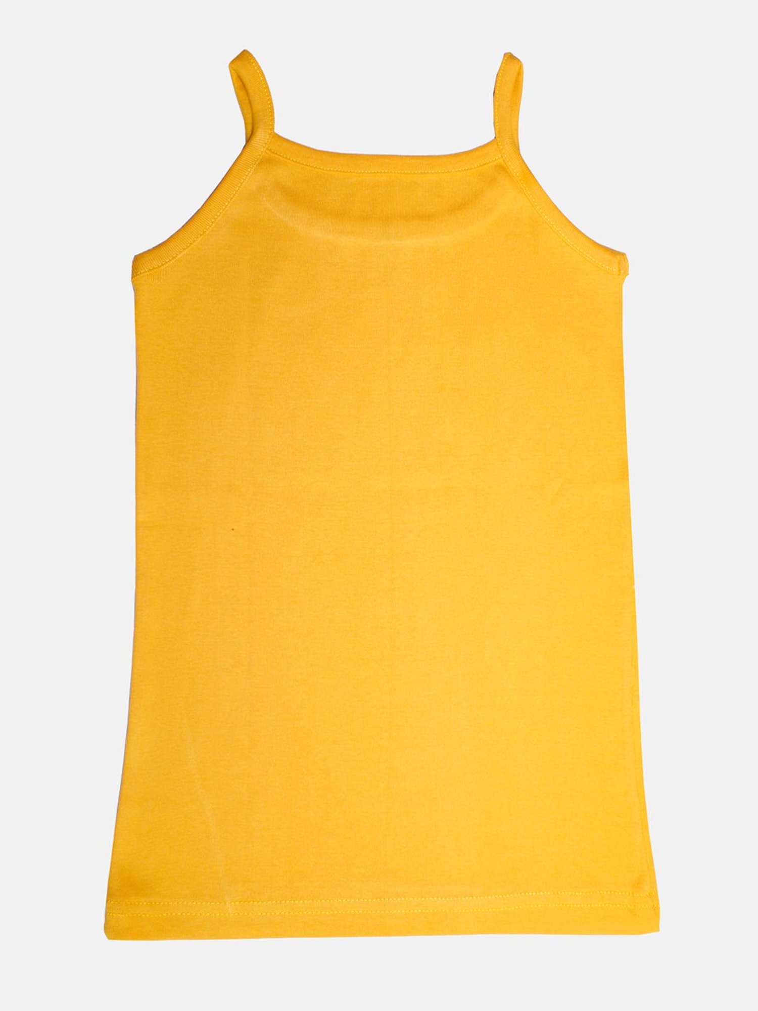 Kiddopanti Kids Black & Pink Solid Camisole (Pack Of 2)