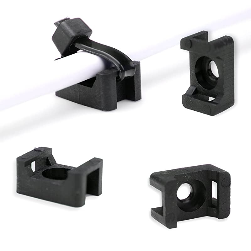 CM1B100P Cable Tie Mount Black