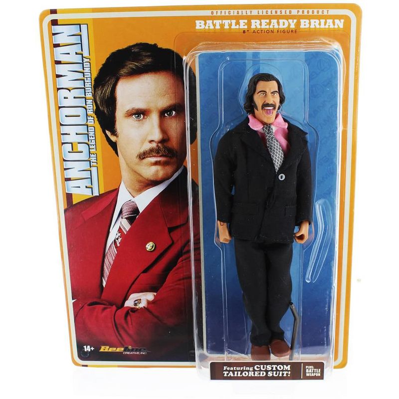 Seven20 Anchorman 8-Inch Action Figure: Battle Ready Brian