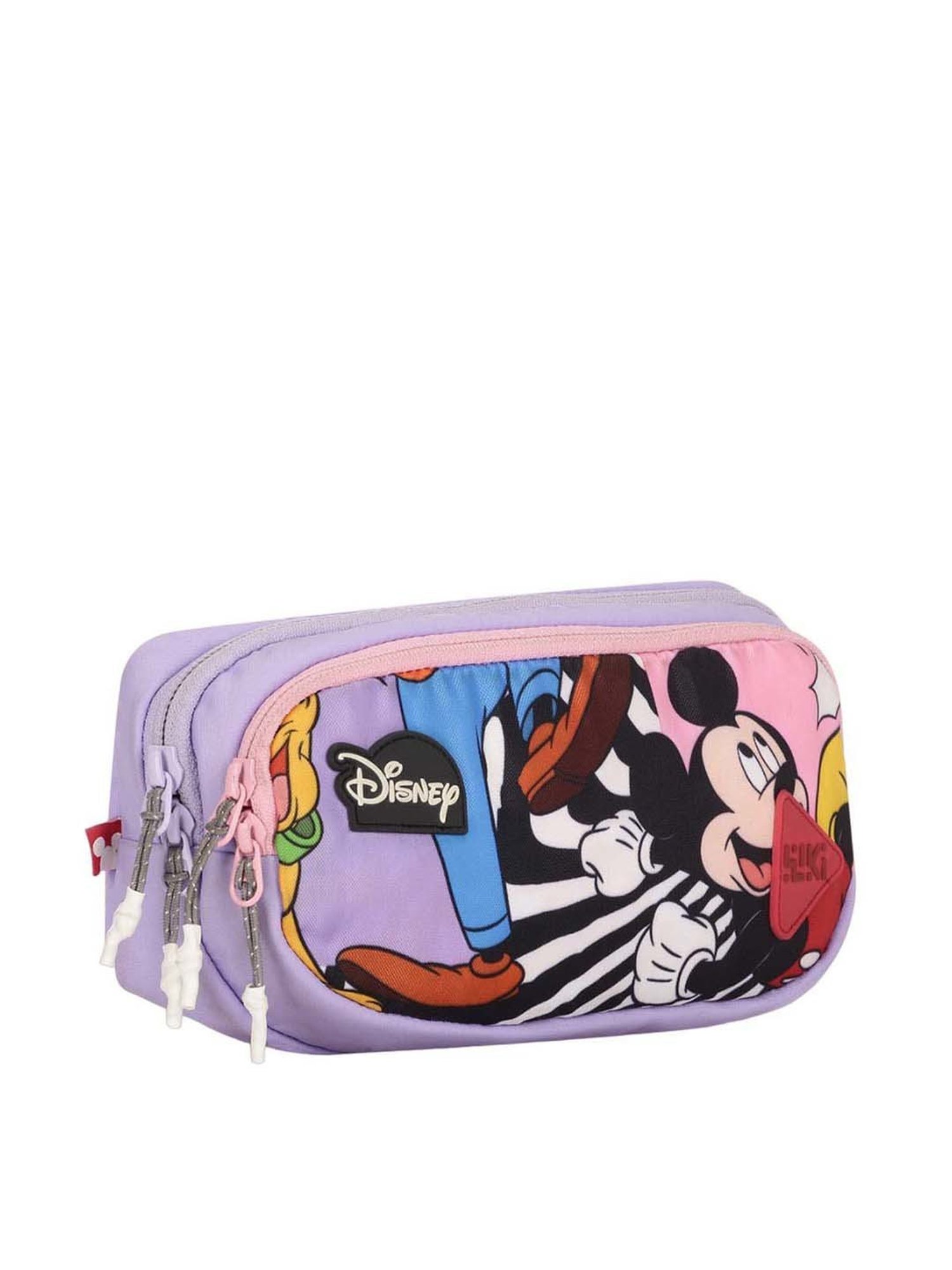 Wiki Micky Purple Printed Waist Pouch