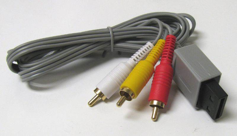 Audio Video AV Composite 3 RCA Cable for Nintendo Wii NEW US SELLER