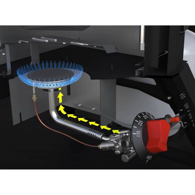 Masterbuilt 1-Burner 45000BTU Propane Outdoor Cooker and Fryer MB20020120 Black