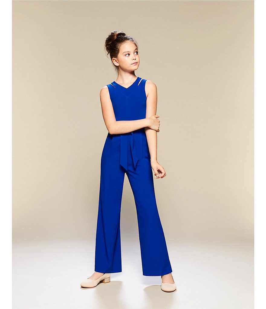 GB Girls Radiant-Girl Microfiber Ankle Strap Glitter Block Heel Dress Pumps (Youth)