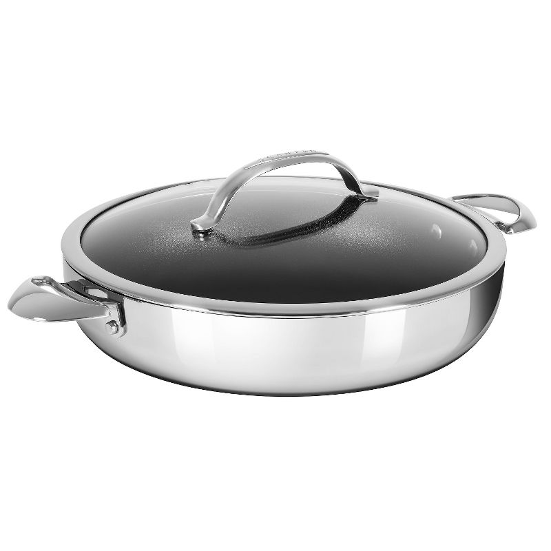 Chantal Induction 21 Ceramic Coated Steel 1 Quart Saucepan with Glass Lid