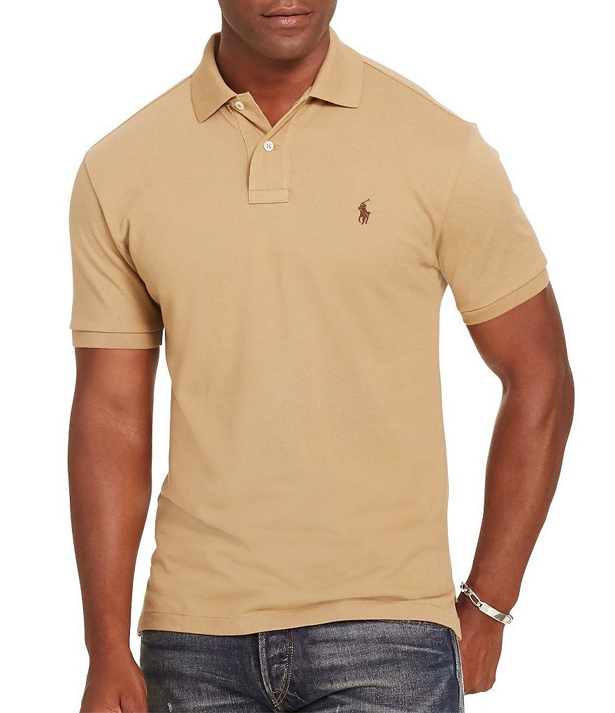 Polo Ralph Lauren Classic-Fit Solid Mesh Polo Shirt