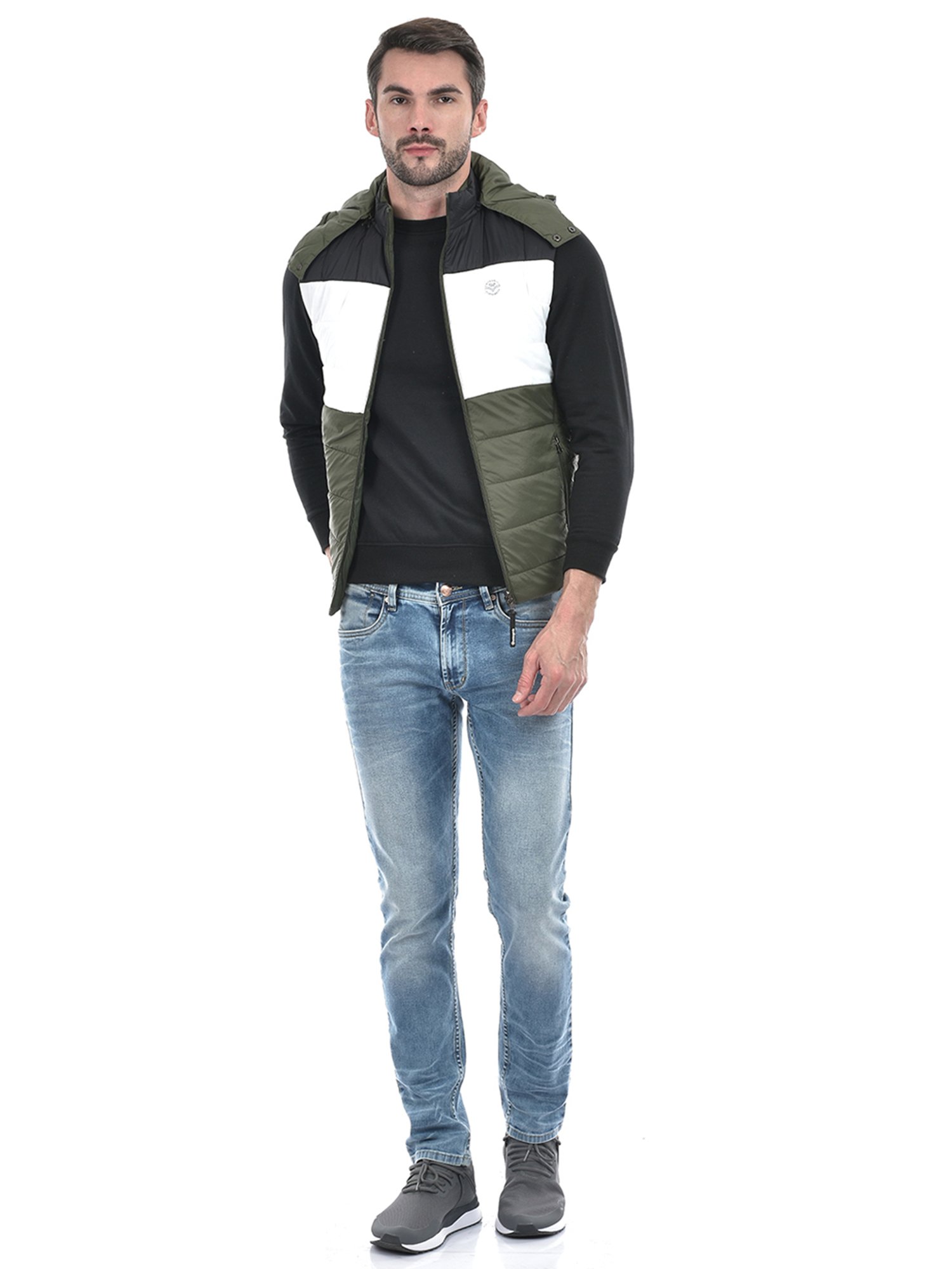 Integriti Green Regular Fit Reversible Jacket