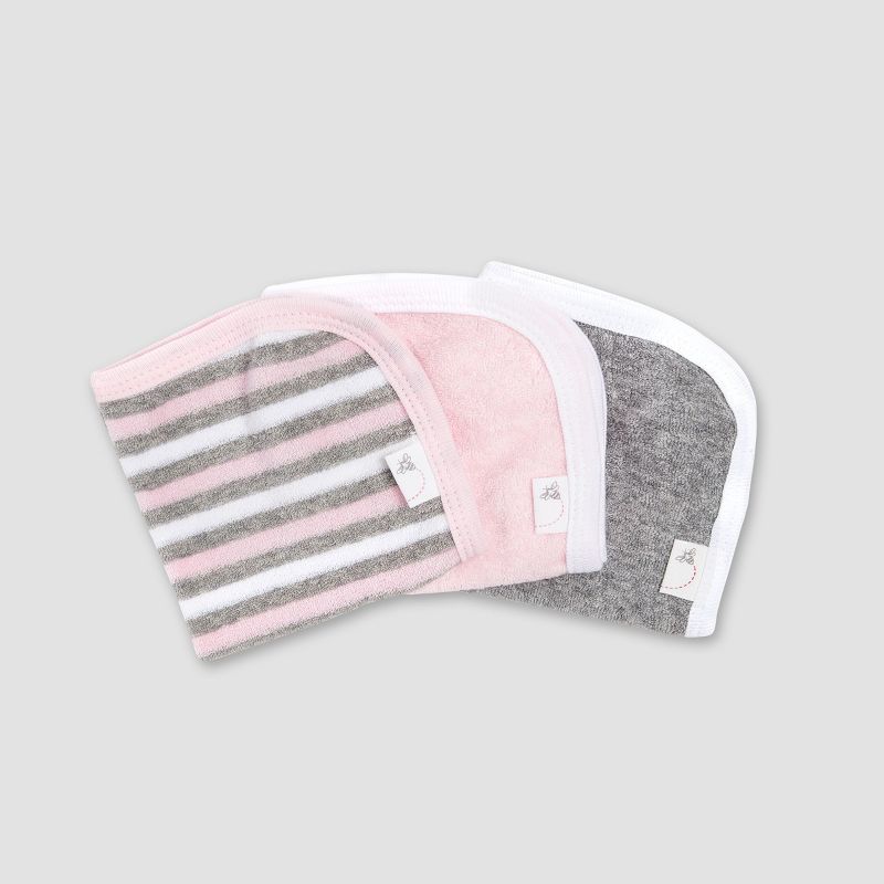 Burt's Bees Baby® Baby Girls' 3pk Washcloths - Blossom