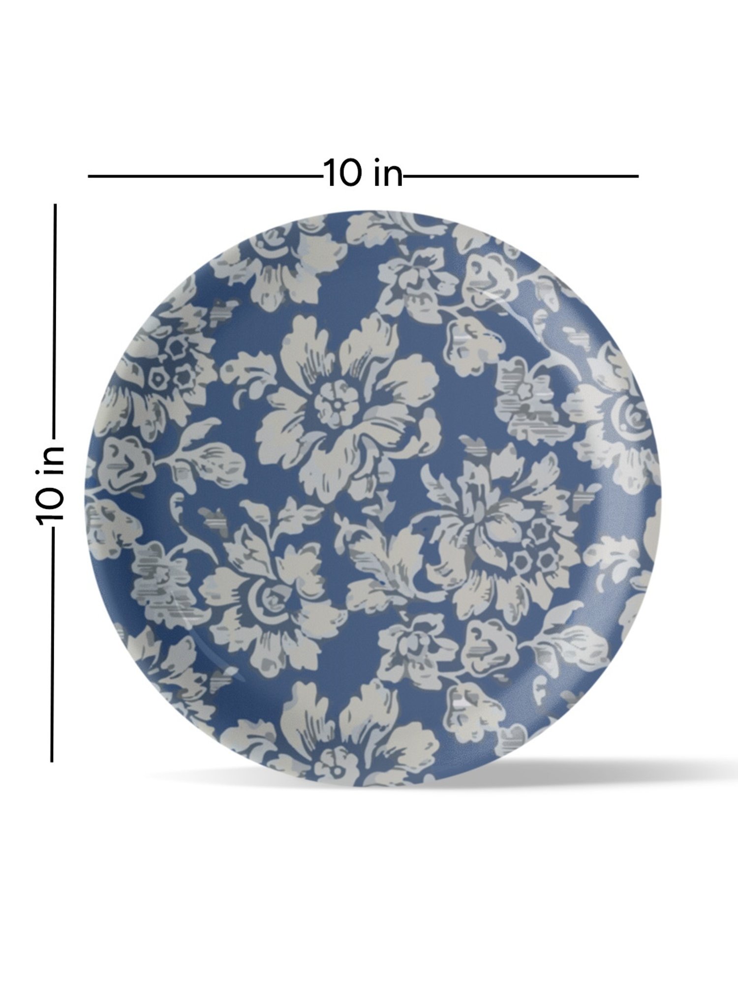 Nestroots Indigo Heritage Multicolor Porcelain Wall Plate