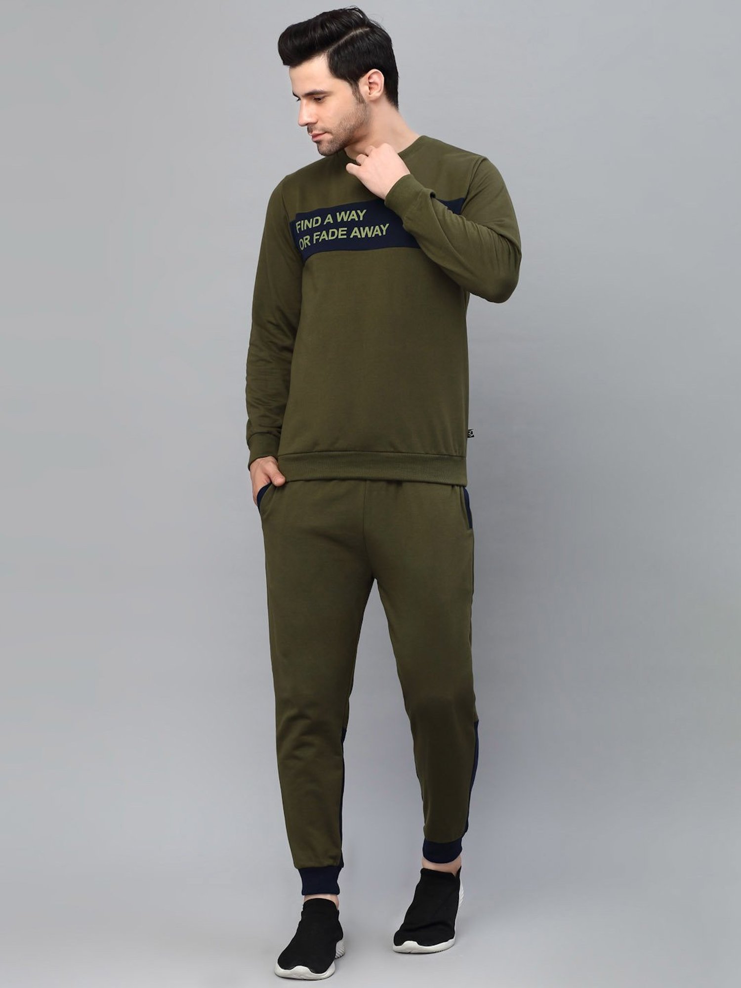 Rigo Green Regular Fit Tracksuit