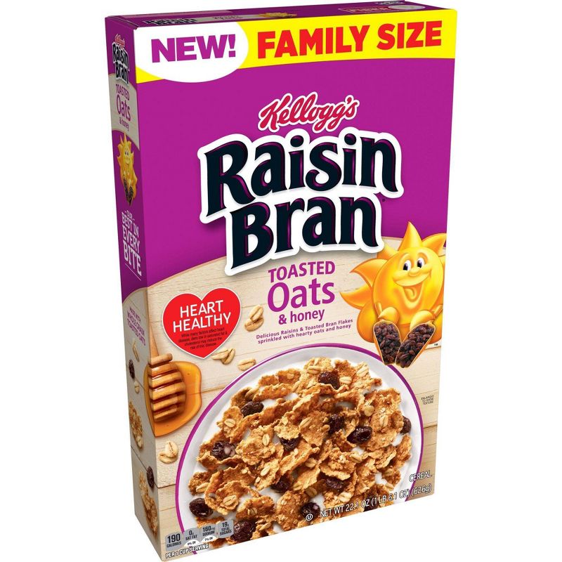 Raisin Bran Oats Family Size - 22.1oz - Kellogg's