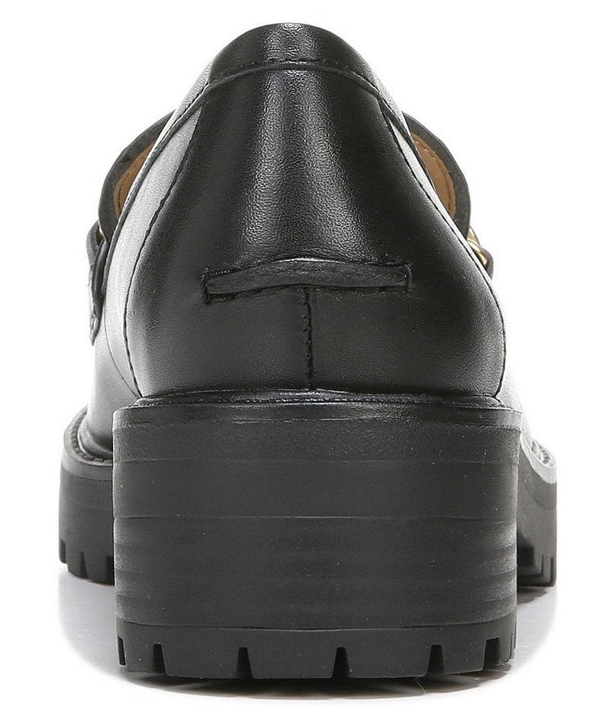 Sam Edelman Taelor Lug Sole Chain Detail Leather Loafers
