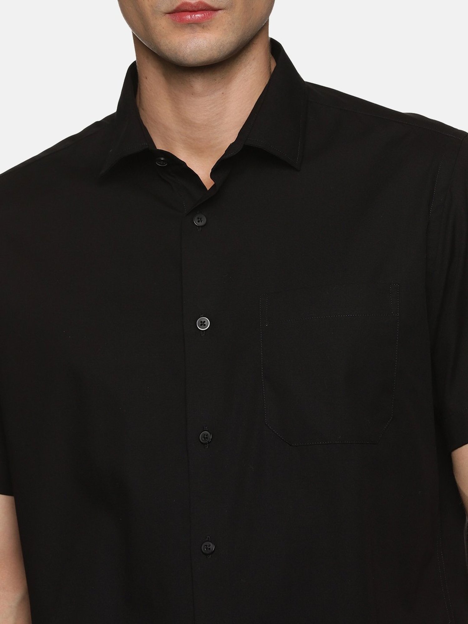 Don Vino Black Regular Fit Shirt