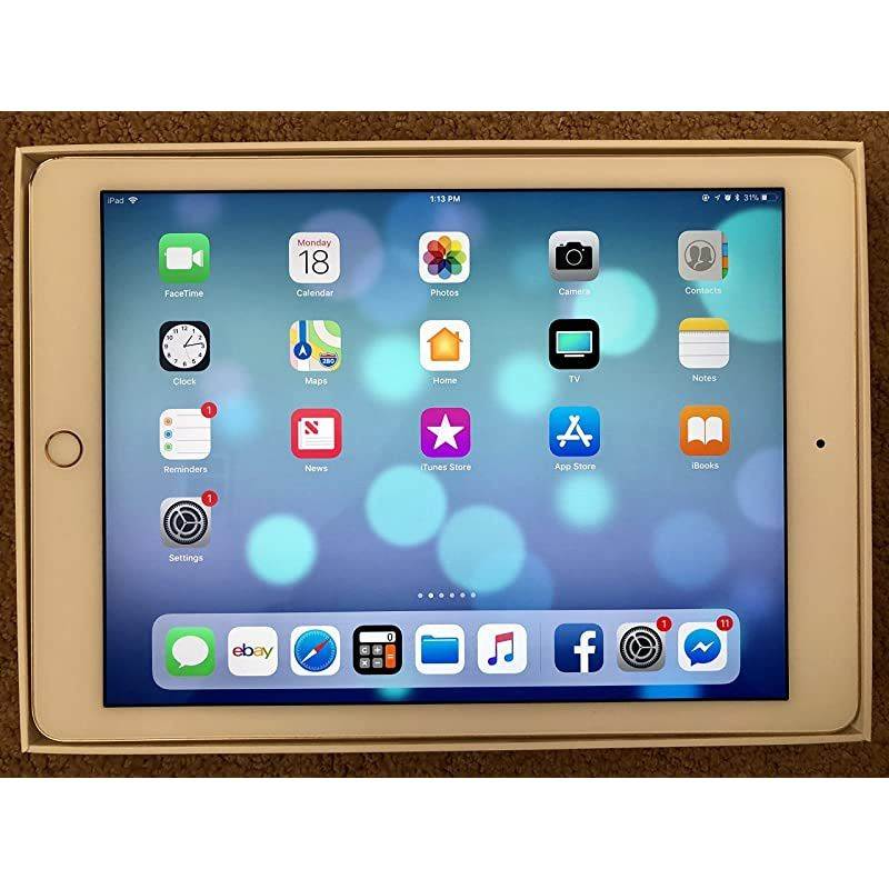 iPad Air 2 9.7-Inch, 32GB Tablet (Gold) (Renewed)
